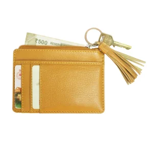 Designer Card & Currency Case with Key Ring