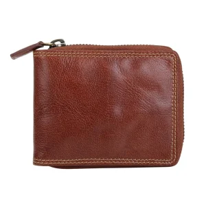 Creative Brown Designer Billfold Wallet